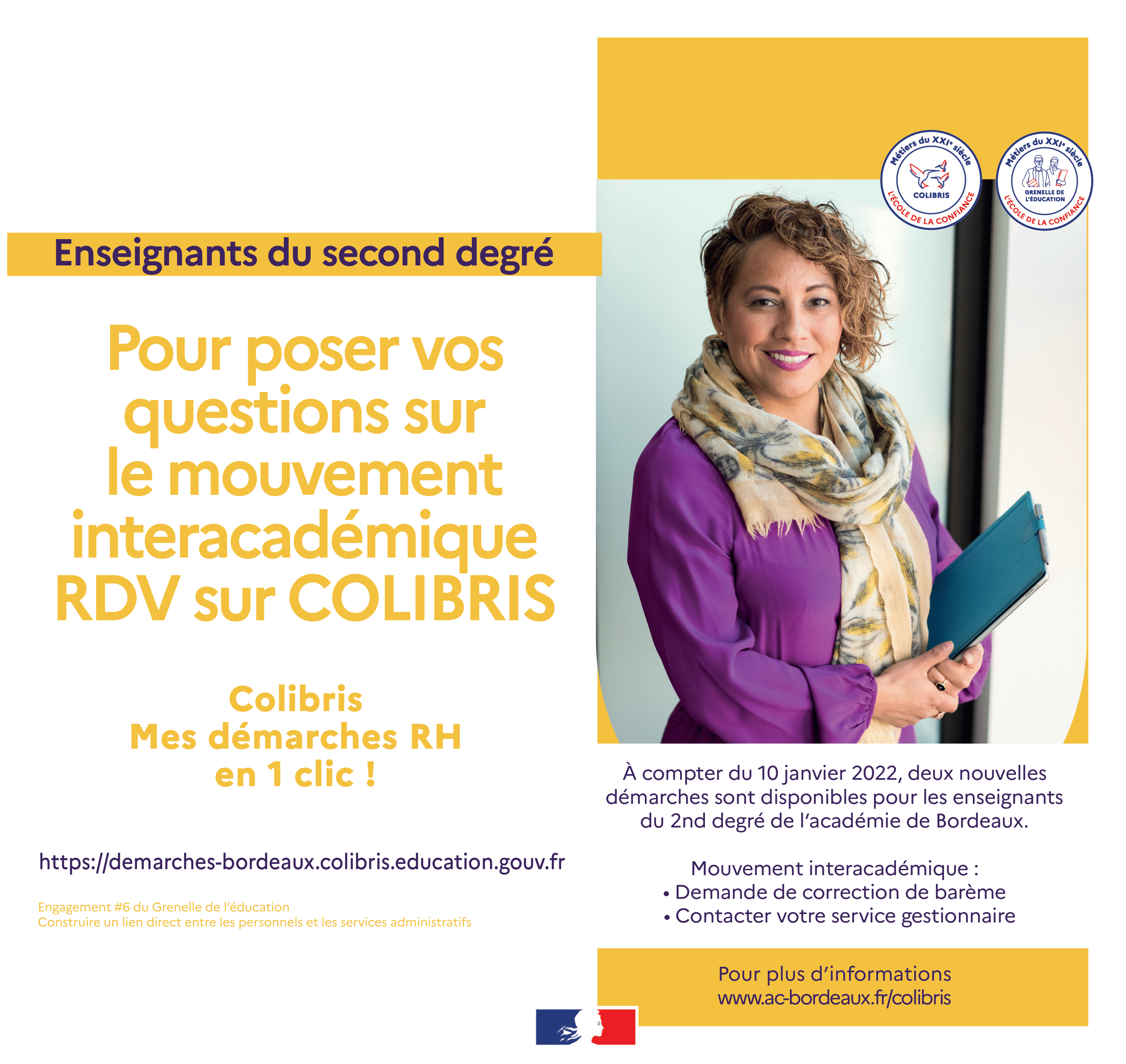 Calendrier Mouvement Inter Académique 2023 Mouvement Inter-Académique Des Personnels Enseignants, D'éducation Et Des  Psyen - Rentrée 2022 | Académie De Bordeaux