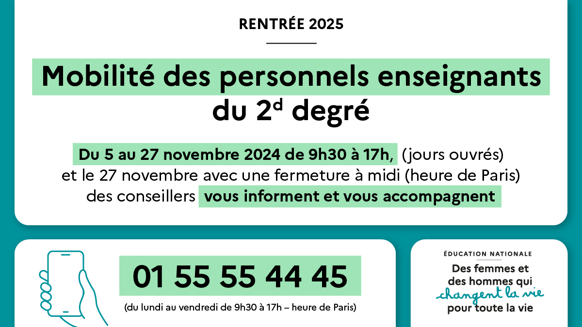 Cellule info-mobilité ministérielle RS 2025