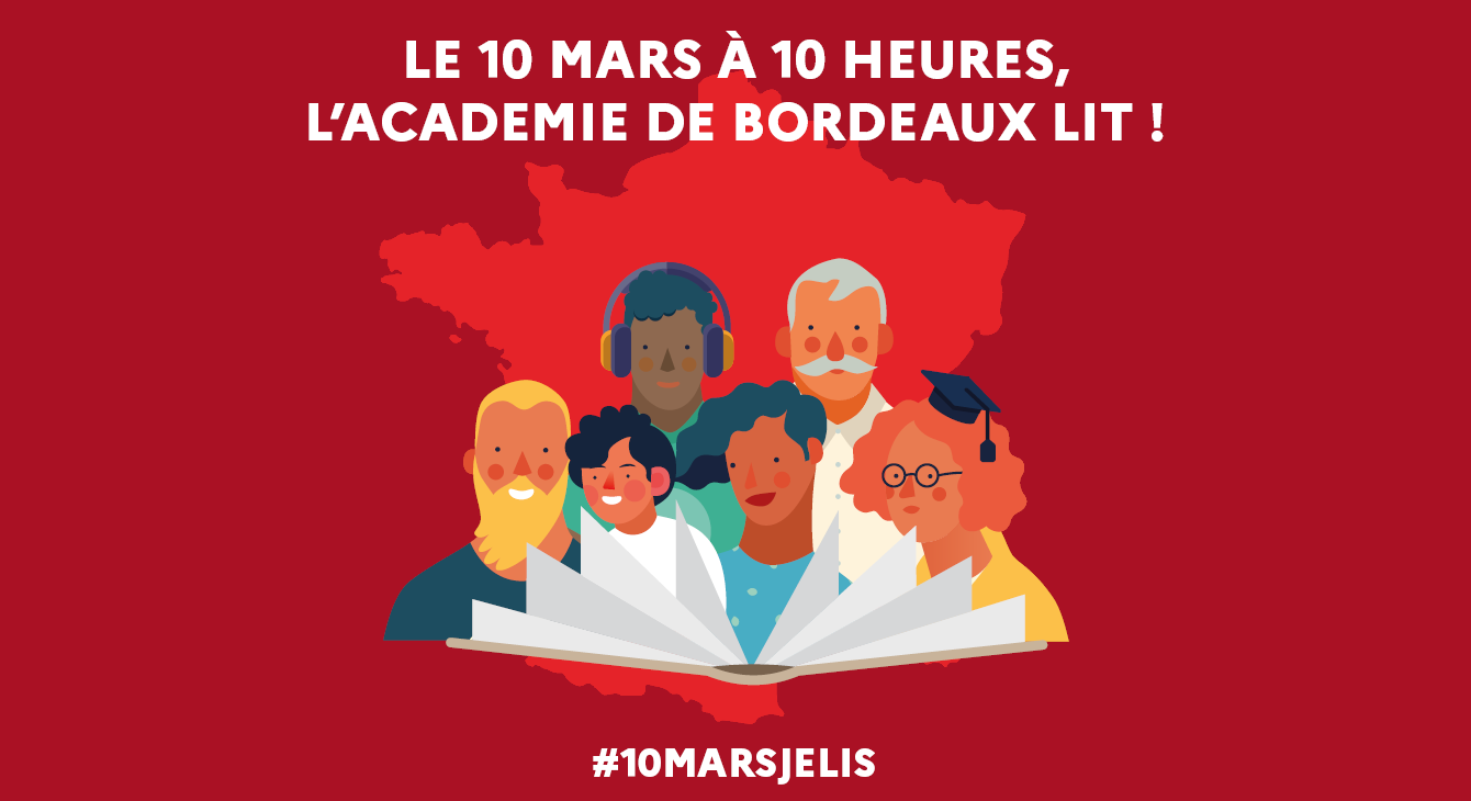 10marsjelis, le Quart d'heure de lecture national | Académie de Bordeaux
